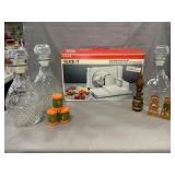 Krups Food Slicer, Decanters, Vintage S & P