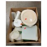 Box Lot Of Vintage Tupperware