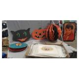 Tray Lot Of Assorted Vintage Halloween