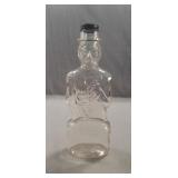 (1) Vintage Glass "Lincoln Bank" Bottle (10" Tall)