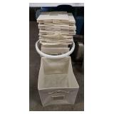 (15) Collapsible Cloth Storage Bins (12"ï¿½14"ï¿½12)