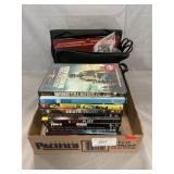 Audiovox Portable Cd Player & (11) DVDï¿½s