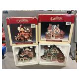 (2) Dickensville Porcelain Houses