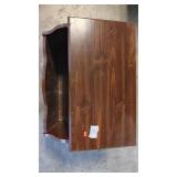 Side Table with Magazine Rack