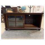 Table with Sliding Cabinet