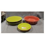 (10) Assorted Pieces Of Fiesta Dishware