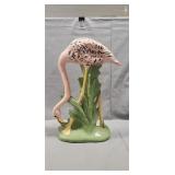 Ceramic Flamingo Figurine (16" Tall)