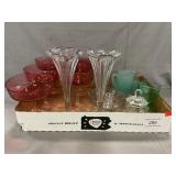 Tray Lot Of Assorted Glassware