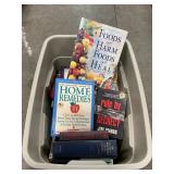 Tote Full Of Books; Tote Has Lid