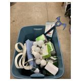 Tote With Light Bulbs, Dressing Stick/Shoe Horn