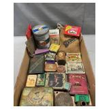Vintage Tins, Matchbooks, Tobacco-Related