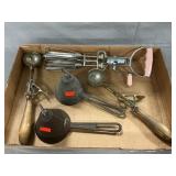 Antique Ice Cream Dishes, Scoops, Hand Beater