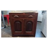 Marble Top Cabinet with Additional Marble Top