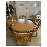 Table and Six (6) Chairs