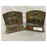 Vintage Cast Metal ï¿½End Of The Trailï¿½ Bookends