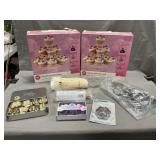 Bakers Lot Of (2) Cupcake Stands, Cookie Cutters