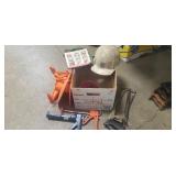 Box Of Assorted Tools & More (3 Hack Saws, (2)