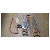 (5) Assorted Hand Saws