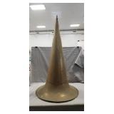 (1) Vintage Brass Phonograph Horn (36" Long)