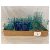 Mid-Century Hazel Atlas Capri Dot, Cobalt