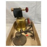 Antique Blow Torch, Bell On Bracket