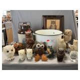 Gelfandï¿½s Crock, Enamel Pot, Owl Collection