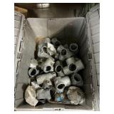 Tote With New Pipe Fittings