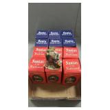 (12) Assorted Procelain Santa Clause Figurines