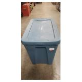 (2) Plastic Storage Containers w/ Lids