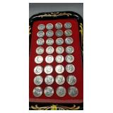 (28) Assorted Kennedy Half Dollar Coins ($16.00