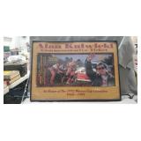 (1) Nascar "Alan kulwicki" Framed Poster, (1)