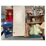 (6) Collector Dolls, Madame Alexander, Ginny,