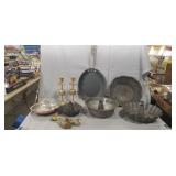 Tray Lot Of Assorted Items Including Brass Pieces