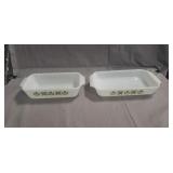 (2) Fire-King Casserole Dishes