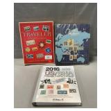 Stamps In (2) Albums, Stamp Catalog