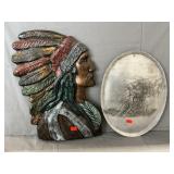 Plaster Indian Placque, Skeet Championship Turkey