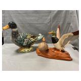 Ceramic Duck Tureen With Ladle, Duck Pair