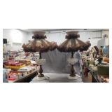 (2) Electric Table Lamps (30" Tall)