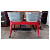 Two (2) Wash Basins on Stand