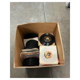 Box Lot Of 45 Records