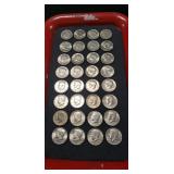 (32) Assorted Kennedy Half Dollar Coins