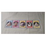 (5) Assorted Baseball Cards (1959)