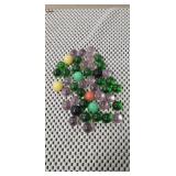 Tray Of Assorted Marbles