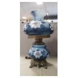 Vintage Electric Hurricane Lamp (23" Tall)