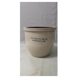 (1) Vintage Stoneware Crock (7" Tall/Hawthorn