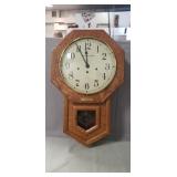 (1) Hamilton Wall Clock (Battery Operated/24"