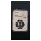 (1) 1962 Silver Franklin Half Dollar Coin (90%