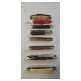 (8) Assorted Pocket Knives