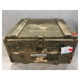 Vintage Wooden Dove-Tailed Ammo Box