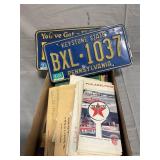 Comic Books, License Plates, Ephemera